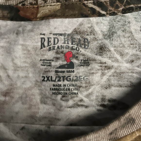 XXL Redhead Camo Autumn Leaves t-shirt - Picture 2 of 3